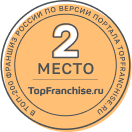 Входит в топ-200 франшиз России по версии портала TopFranchise.ru, 2023 г.